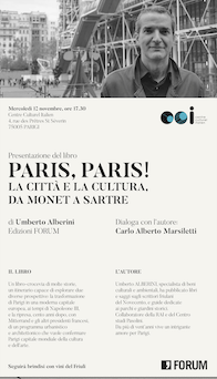 PARIS, PARIS ! LA CITTÀ E LA CULTURA, DA MONET A SARTRE