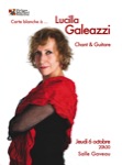 CARTE BLANCHE � LUCILLA GALEAZZI