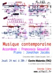 CONCERT POUR PIANO ET ACCORD�ON