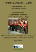 ALESSANDRO SCARLATTI EN CONCERT EN SUISSE