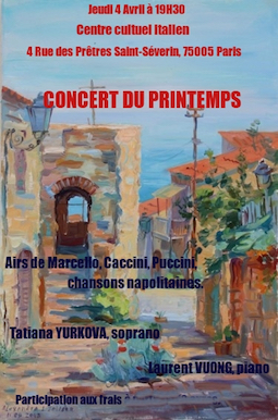 CONCERT DU PRINTEMPS AU CENTRE