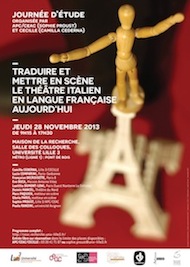 TRADUIRE ET METTRE EN SCÈNE LE THÉÂTRE ITALIEN EN LANGUE FRANÇAISE AUJOURD’HUI